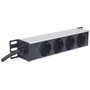 Intellinet PDU 1U 10 Pulgadas con 4 Tomas Schuko