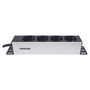 Intellinet PDU Básico 1U de 10" con 4 Salidas AC Tipo F y Cable de 1.8m, Montaje Horizontal/Vertical - Certificación UL