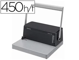 Fellowes Encuadernadora ESP-100 Espiral 5:1 Perfora 20 Hojas A4, Encuaderna 450 Hojas