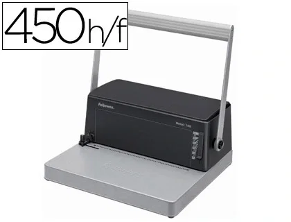Fellowes Encuadernadora ESP-100 Espiral 5:1 Perfora 20 Hojas A4, Encuaderna 450 Hojas Fellowes Encuadernadora ESP-100 Espiral 5:1 Perfora 20 Hojas A4, Encuaderna 450 Hojas