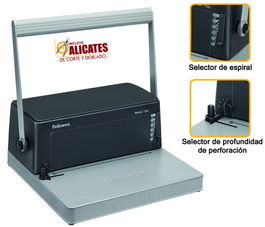 Encuadernadora Espiral Fellowes Paso 5:1 Metal 100