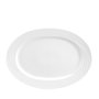 Bauscher Silhouette Fuente Oval de Porcelana para Vajilla, 38x25 cm (Set de 6)