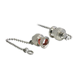 DeLOCK 88489 Tapa de protección para puerto BNC hembra con cadena