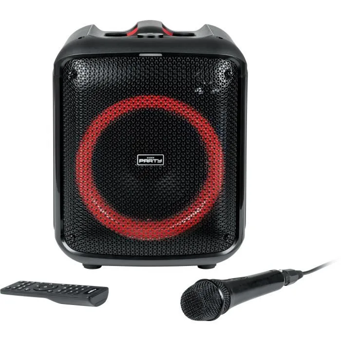 Bigben Interactive Altavoz PartyBTHPMAX Inalámbrico Bluetooth 5.3 200W USB SD Aux-In Micrófono Karaoke BIG3499550388367