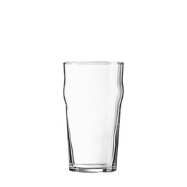 ARC Vaso Nonic de Vidrio Templado, 28 cl, 115 mm de Alto, Borde Grueso (Set de 6)