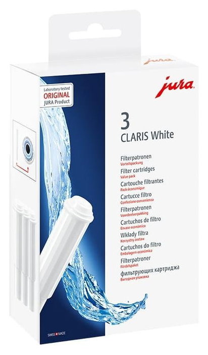 Jura CLARIS White Pack de 3 Cartuchos de Filtro Jura CLARIS White Pack de 3 Cartuchos de Filtro