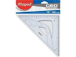 Maped Geometric Escuadra 45º Hipotenusa 26 cm