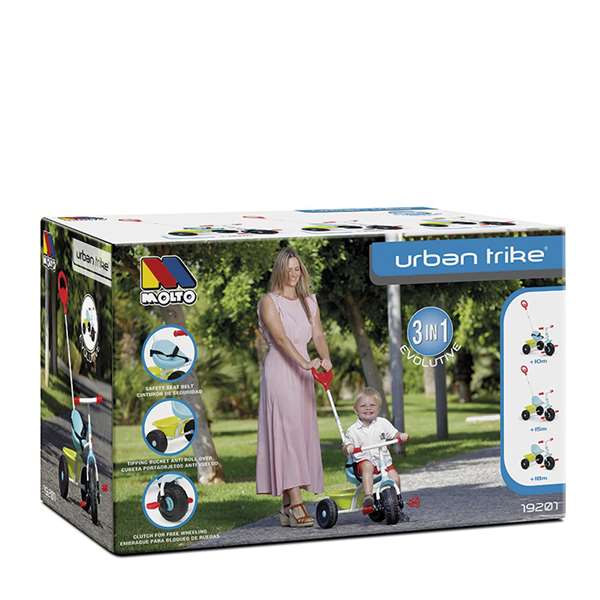 Molto Triciclo Urban Trike 3 en 1 Azul (10-18 meses) Molto Triciclo Urban Trike 3 en 1 Azul (10-18 meses)