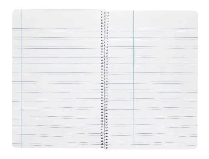 Liderpapel Cuaderno espiral A4 Wonder tapa plástico 80 hojas 90gr pauta ancha 3,5mm colores surtidos