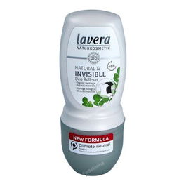 LAVERA Desodorante Roll-On 48H Invisible & Natural 50Ml Sin Sales de Aluminio Vegano