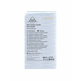 Gasa TNT no estéril de 4 capas 10x10 cm (100 unidades)