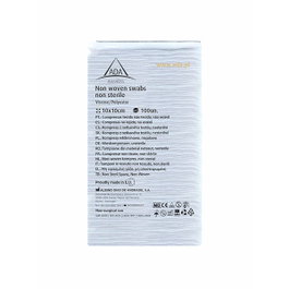 Gasa TNT no estéril de 4 capas 10x10 cm (100 unidades)