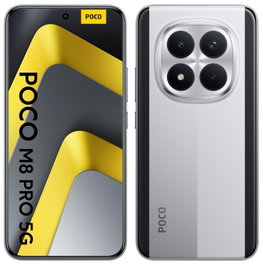 Xiaomi POCO M8 Pro 5G 8/256GB Plata Smartphone Android 6.83" AMOLED 50MP+8MP+32MP