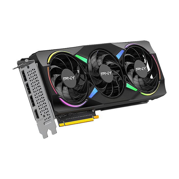 PNY RTX 5070 VERTO ARGB OC 12GB GDDR7 Triple Ventilador Tarjeta Gráfica - GeForce RTX 5070, 6144 Núcleos, PCIe x16 5.0, Iluminación RGB, Overclocked