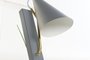 DKD Home Decor Lámpara Aplique Metal Gris Claro E27