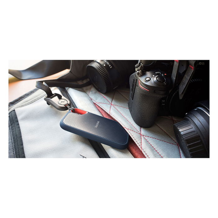 Sandisk Extreme V2 SSD Externo 1TB USB 3.1 Schwarz, 1050 MB/s Velocidad Lectura, Protección Contraseña, Negro