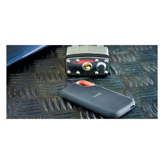 Sandisk Extreme V2 SSD Externo 1TB USB 3.1 Schwarz, 1050 MB/s Velocidad Lectura, Protección Contraseña, Negro