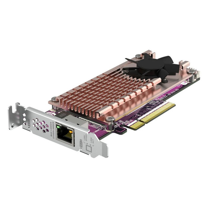 QNAP QM2 CARD Dual M.2 PCIe SSD + Single Port 10GbE QM2-2P10G1TB Plata QNAP QM2 CARD Dual M.2 PCIe SSD + Single Port 10GbE QM2-2P10G1TB Plata