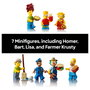 LEGO Icons 10352 The Simpsons: Krusty Burger Juego de Construcción 1635 Piezas para Adultos