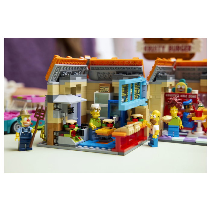 LEGO Icons 10352 The Simpsons: Krusty Burger Juego de Construcción 1635 Piezas para Adultos