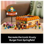 LEGO Icons 10352 The Simpsons: Krusty Burger Juego de Construcción 1635 Piezas para Adultos