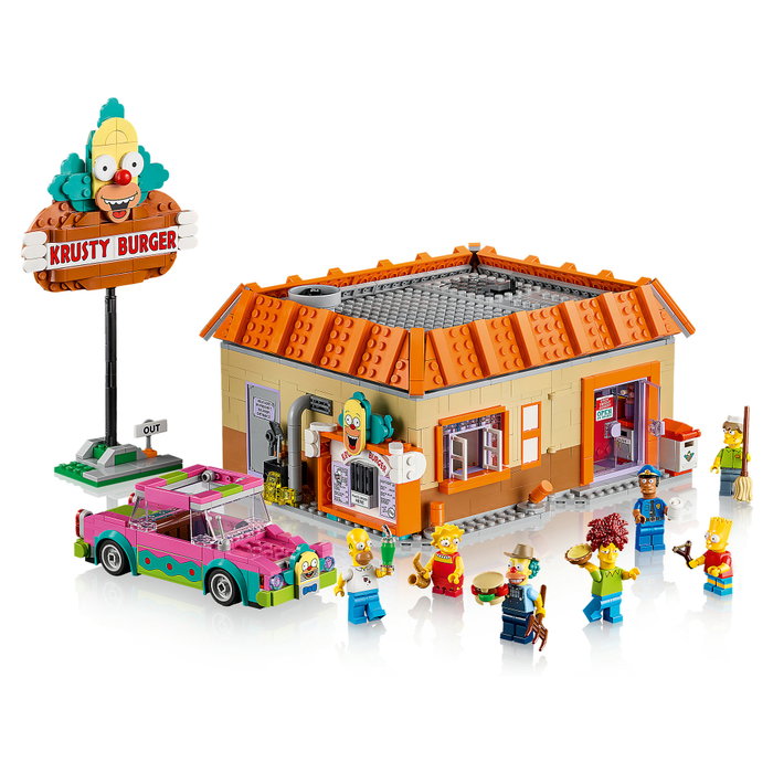 LEGO Icons 10352 The Simpsons: Krusty Burger Juego de Construcción 1635 Piezas para Adultos