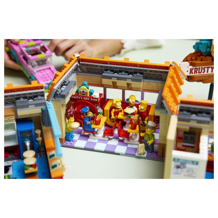LEGO Icons 10352 The Simpsons: Krusty Burger Juego de Construcción 1635 Piezas para Adultos