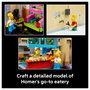 LEGO Icons 10352 The Simpsons: Krusty Burger Juego de Construcción 1635 Piezas para Adultos