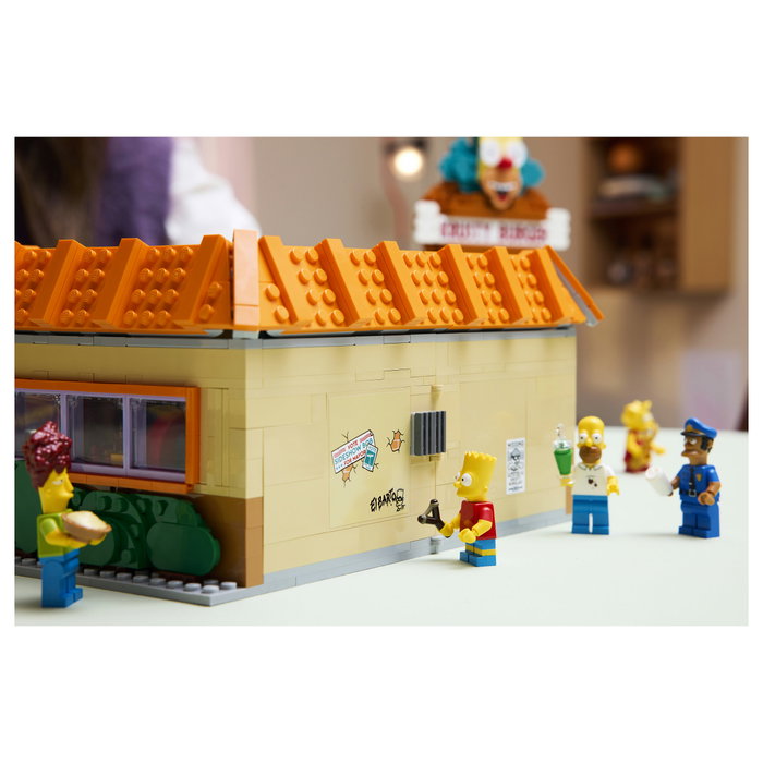 LEGO Icons 10352 The Simpsons: Krusty Burger Juego de Construcción 1635 Piezas para Adultos