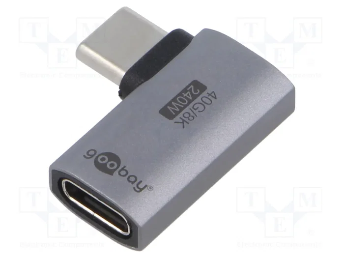 GOOBAY Adaptador USB 4.0 de Aluminio 8K GOOBAY Adaptador USB 4.0 de Aluminio 8K