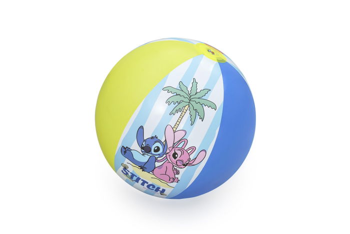 Bestway Pelota Hinchable Disney Stitch D.51 cm +2 Años Playa y Piscina 9104T