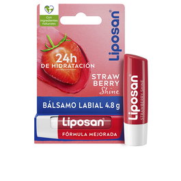 Liposan Bálsamo Labial Fresa Brillo Rojo 4.8 gr - Cuidado y Protección Labial Hidratante