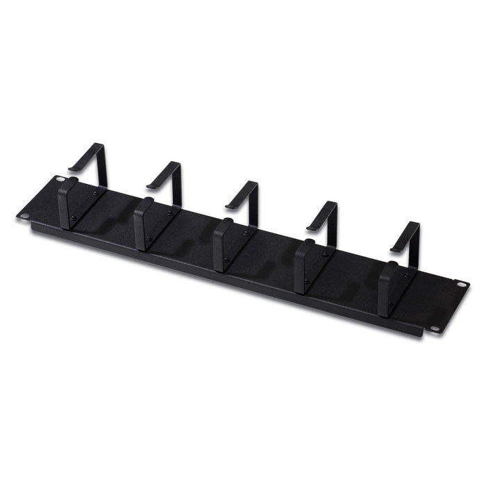 Digitus Panel de gestión de cables 2U con 5 arcos, Negro Digitus Panel de gestión de cables 2U con 5 arcos, Negro