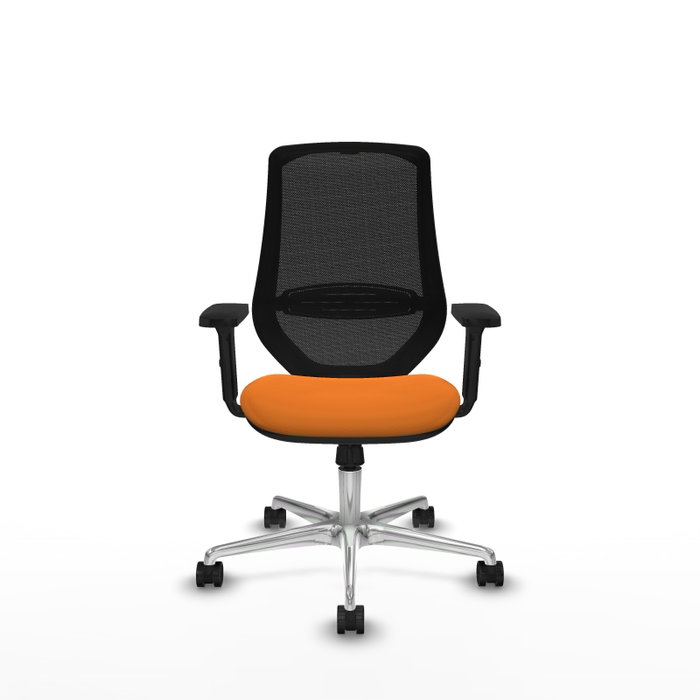 PIQUERAS Y CRESPO Silla de oficina Mardos Naranja y Negro PIQUERAS Y CRESPO Silla de oficina Mardos Naranja y Negro