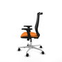 PIQUERAS Y CRESPO Silla de oficina Mardos Naranja y Negro