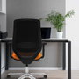 PIQUERAS Y CRESPO Silla de oficina Mardos Naranja y Negro