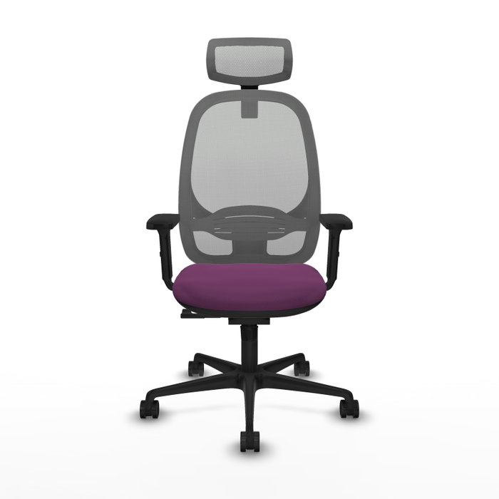 PIQUERAS Y CRESPO Silla de oficina Cilanco con mecanismo Sincro, Morado y Gris PIQUERAS Y CRESPO Silla de oficina Cilanco con mecanismo Sincro, Morado y Gris