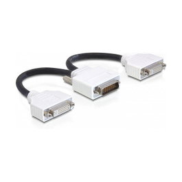 DeLOCK Adaptador de vídeo DMS-59 a 2x DVI, 0,2 m
