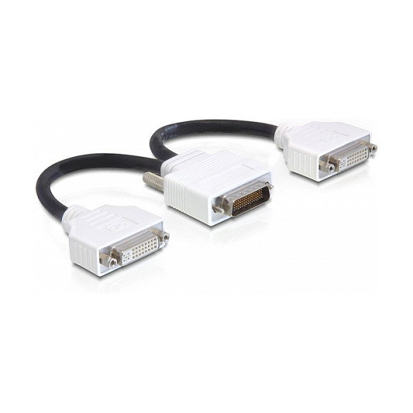 DeLOCK Adaptador de vídeo DMS-59 a 2x DVI, 0,2 m DeLOCK Adaptador de vídeo DMS-59 a 2x DVI, 0,2 m