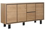 DKD Home Decor Buffet de Metal y MDF 160x38x80