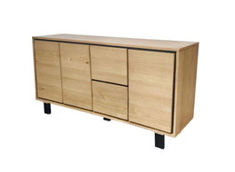 DKD Home Decor Buffet de Metal y MDF 160x38x80