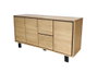 DKD Home Decor Buffet de Metal y MDF 160x38x80
