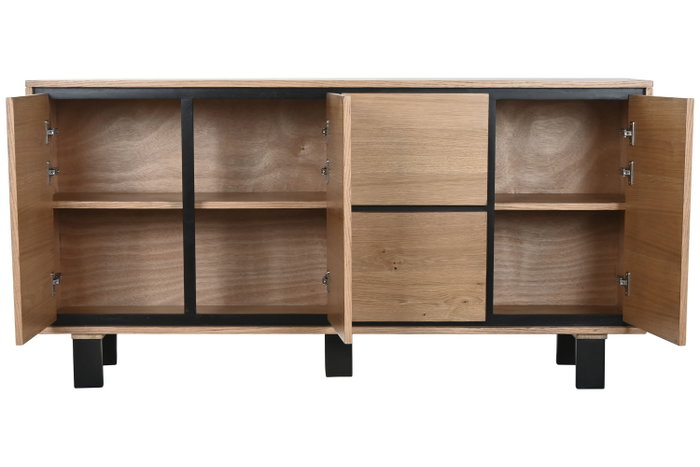 DKD Home Decor Buffet de Metal y MDF 160x38x80 DKD Home Decor Buffet de Metal y MDF 160x38x80