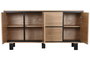 DKD Home Decor Buffet de Metal y MDF 160x38x80