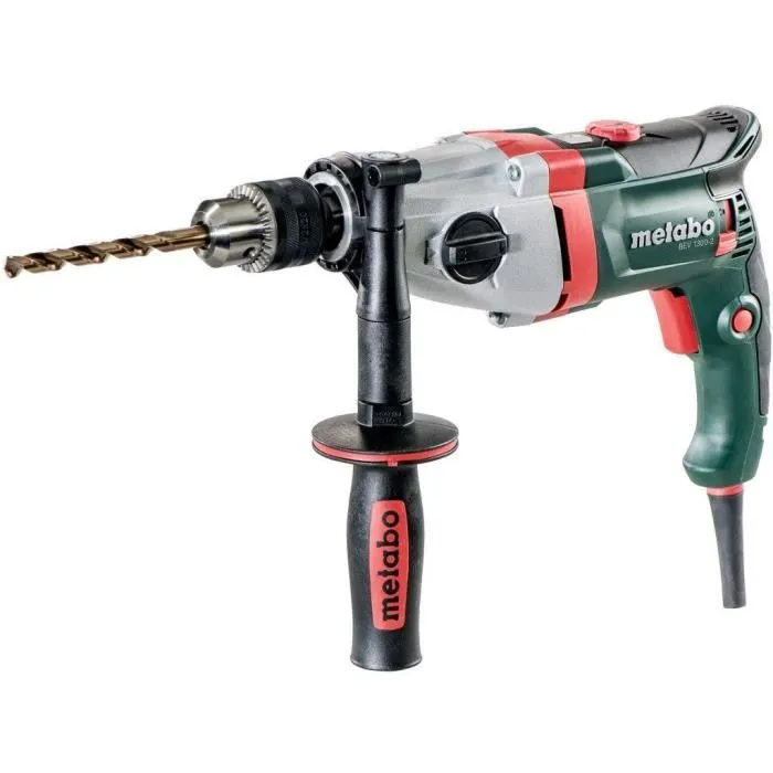 Metabo BEV 1300-2 Taladro Portabrocas con Llave y Llave Portabrocas en Cartón