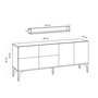 Hanah Home Stella - Sapphire Oak Consola Roble Zafiro Elegante y Funcional