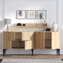 Hanah Home Stella - Sapphire Oak Consola Roble Zafiro Elegante y Funcional