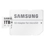 Samsung CARD Micro SD 1TB Sonic con Adaptador - MicroSDXC Clase 10 UHS-I U3 V30 A2 180MB/s Lectura