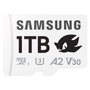 Samsung CARD Micro SD 1TB Sonic con Adaptador - MicroSDXC Clase 10 UHS-I U3 V30 A2 180MB/s Lectura