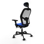 PIQUERAS Y CRESPO Silla de oficina Jorquera Azul y Blanco